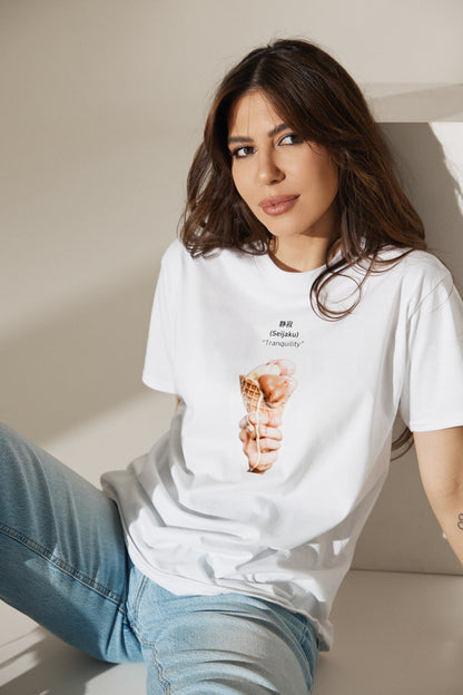 TRICOU DIN BUMBAC ORGANIC -  ICECREAM